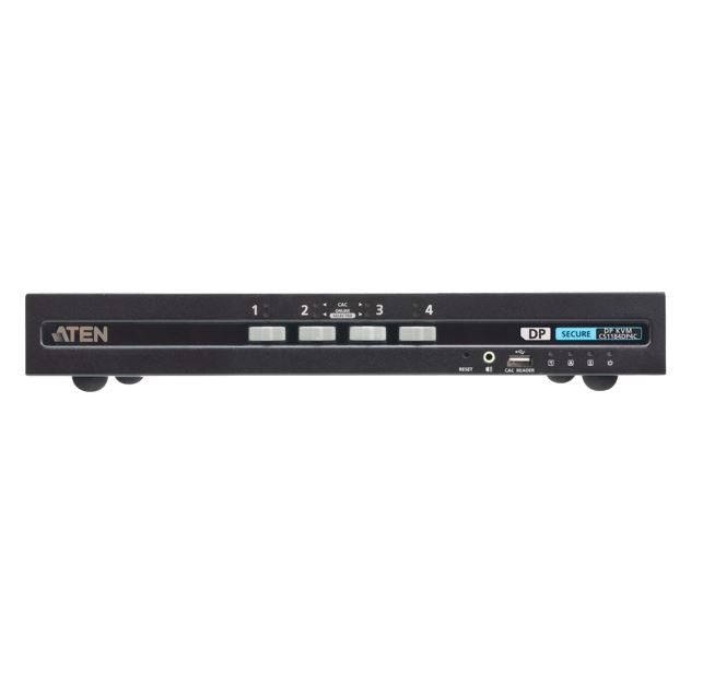 Aten 4-Port USB DisplayPort Secure KVM Switch with CAC (PSD PP v4.0 Compliant) Aten 4-Port USB DisplayPort Secure KVM Switch with CAC (PSD PP v4.0 Compliant)